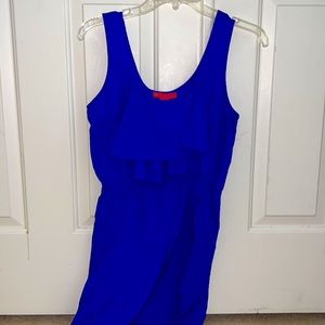 Bright Navy Blue Up Ultra Pink Dress